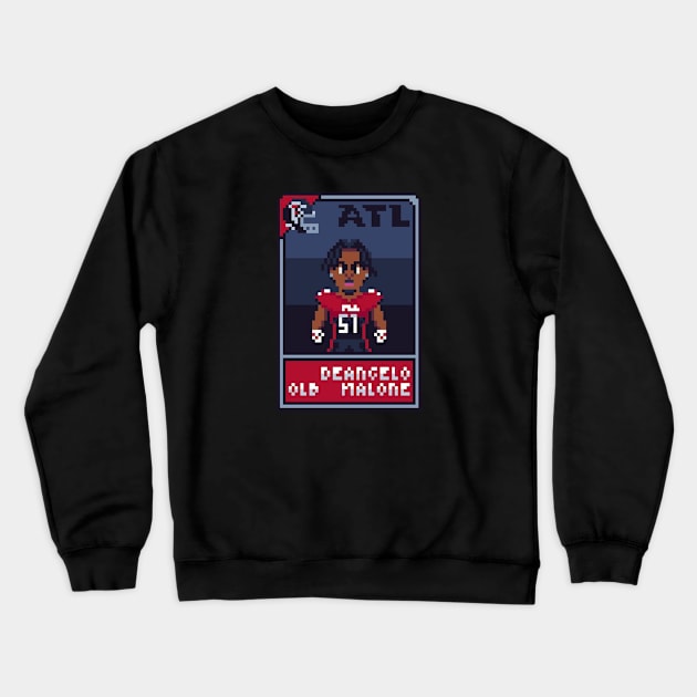 Deangelo malone 8bit Crewneck Sweatshirt by Roti Kodok Art